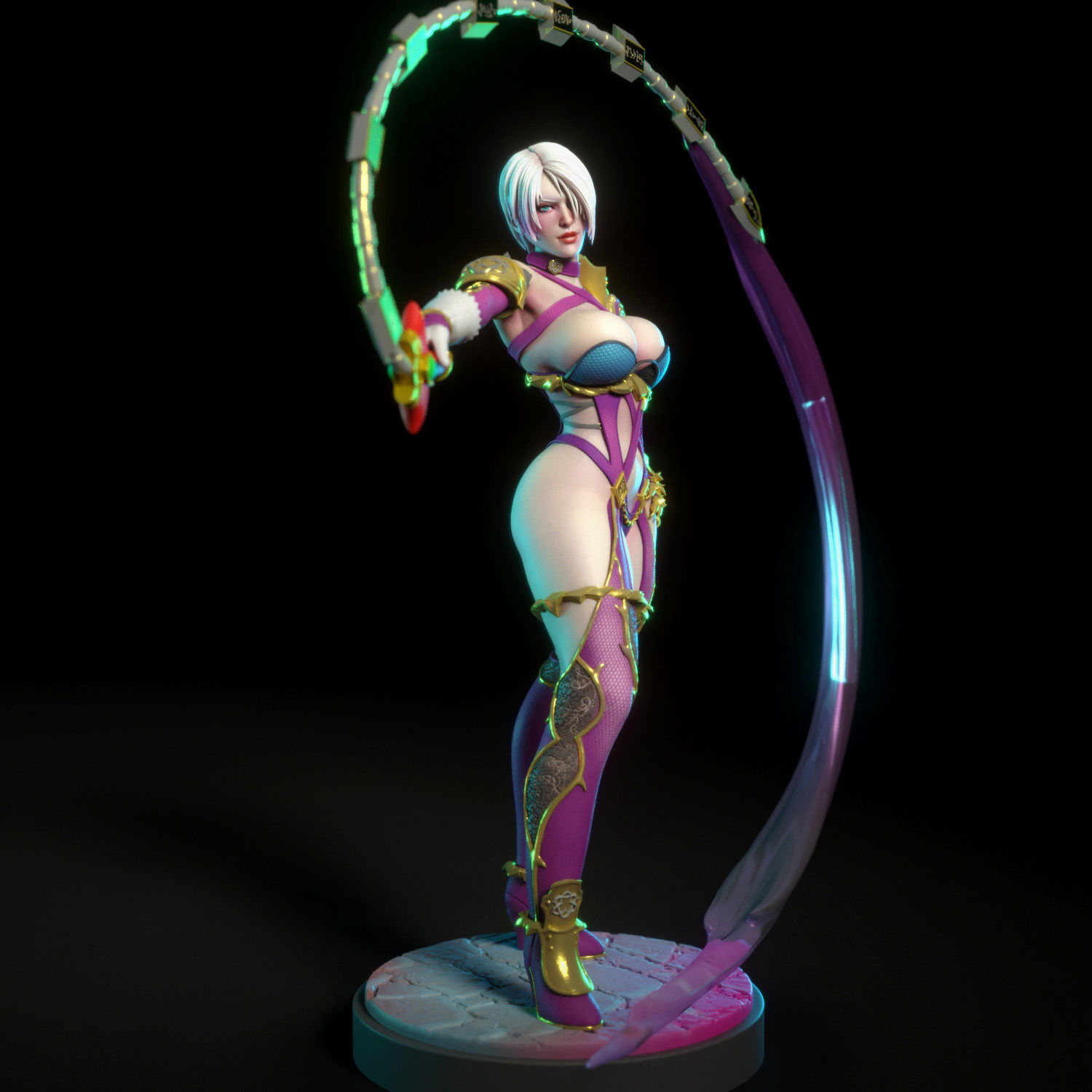 Ivy Valentine from Soul Calibur 3D print model_2