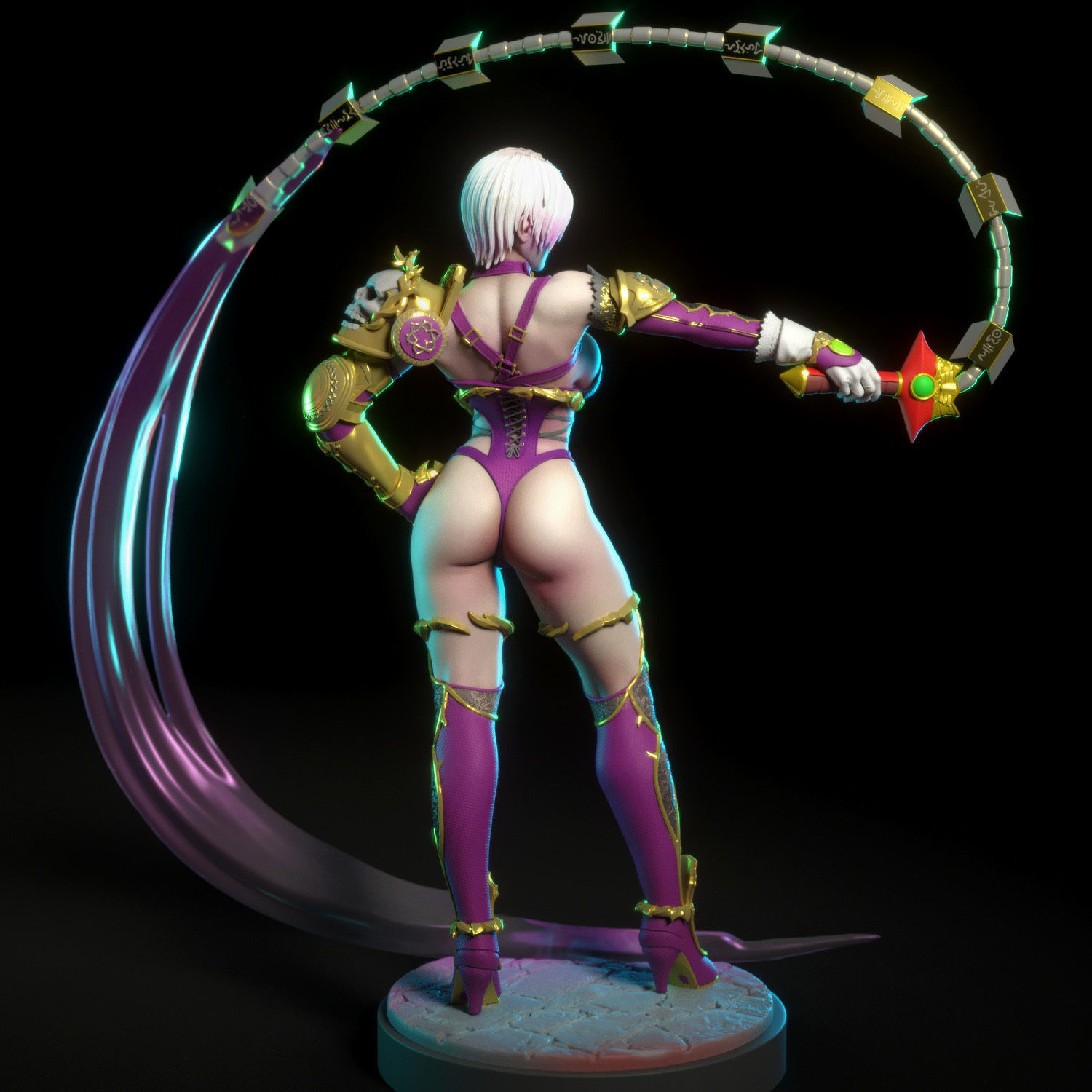 Ivy Valentine from Soul Calibur 3D print model_4