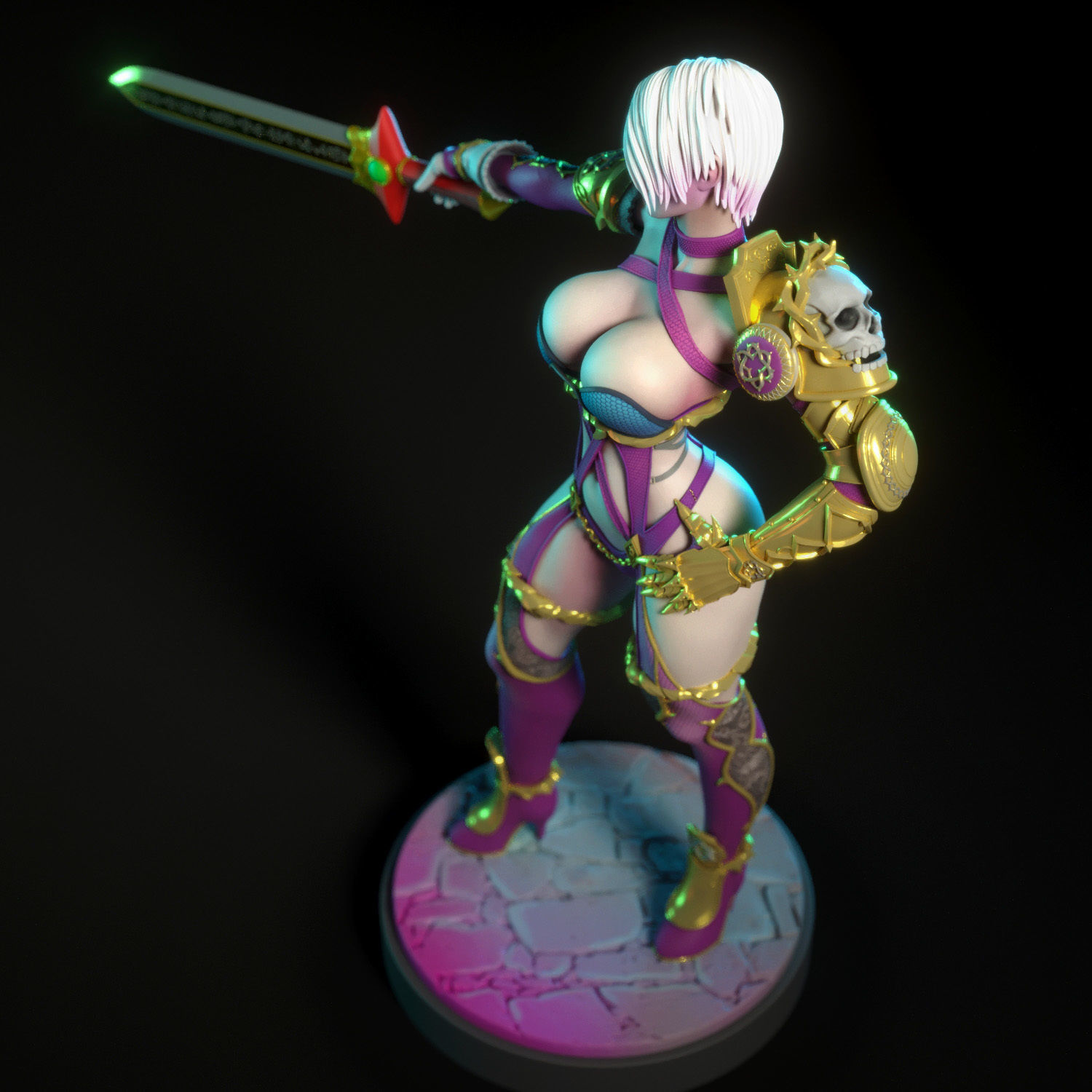 Ivy Valentine from Soul Calibur 3D print model_9