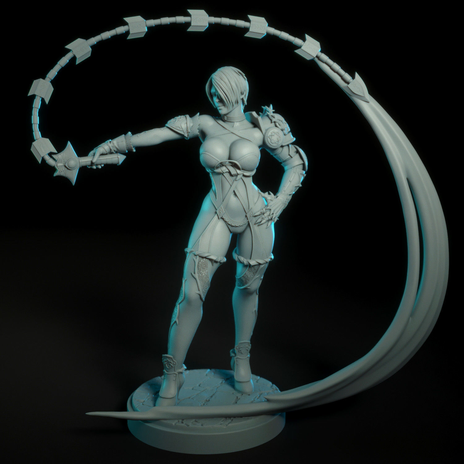 Ivy Valentine from Soul Calibur 3D print model_11