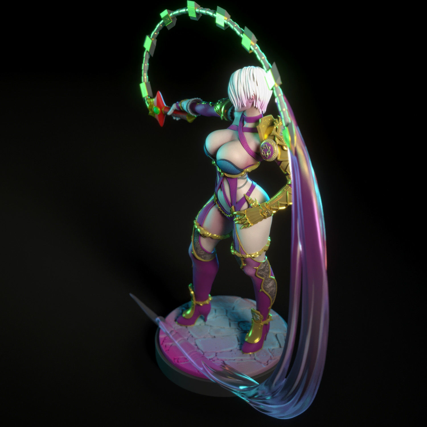 Ivy Valentine from Soul Calibur 3D print model_8
