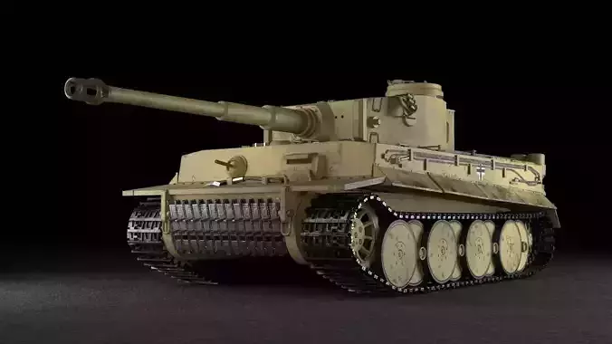 Tiger H1 Model Animated