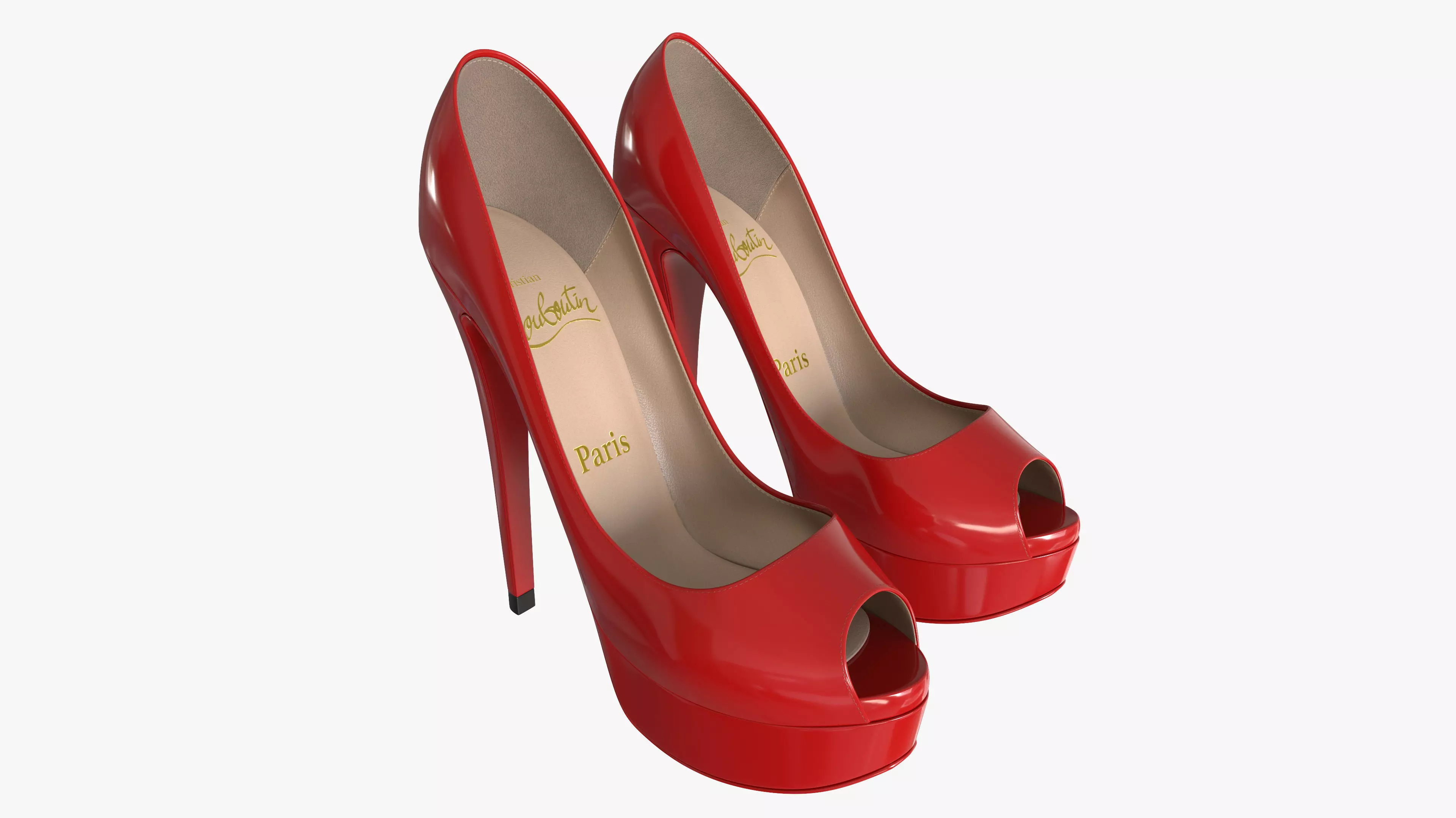 Christian Louboutin Women Shoes 3D model