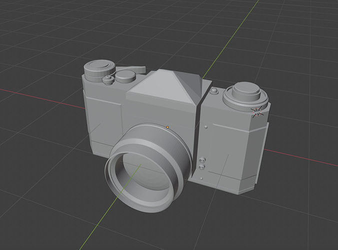 Old japanese camera Free 3D print model