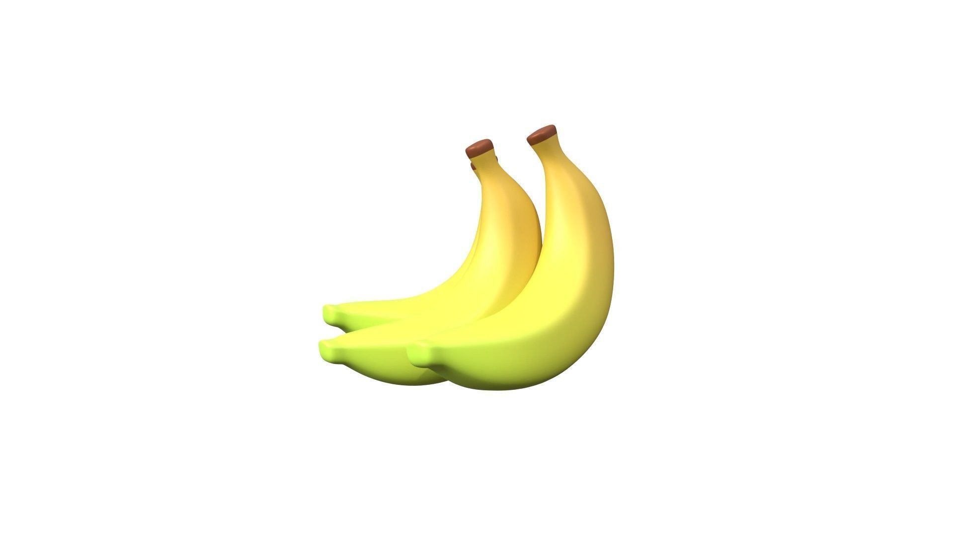 Banana Fruit 3D model_2