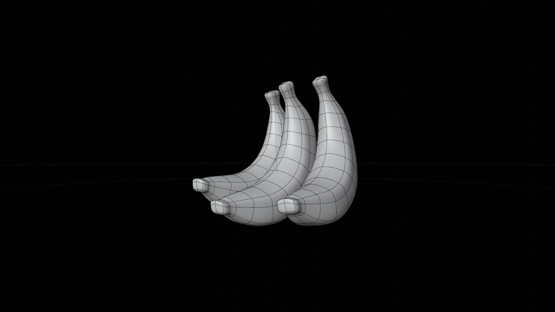 Banana Fruit 3D model_1