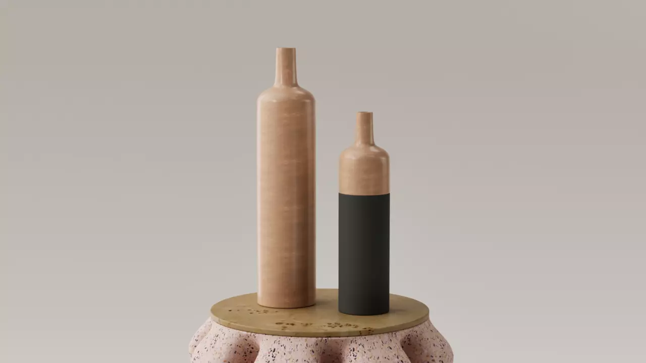 JARRONES DECORATIVOS - FLOREROS - VASOS - BOTELLA 3D print model