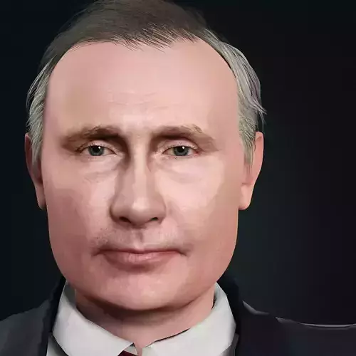 Vladimir Putin 3D Model - Hyper Realistic - Low Poly Low-poly 3D model