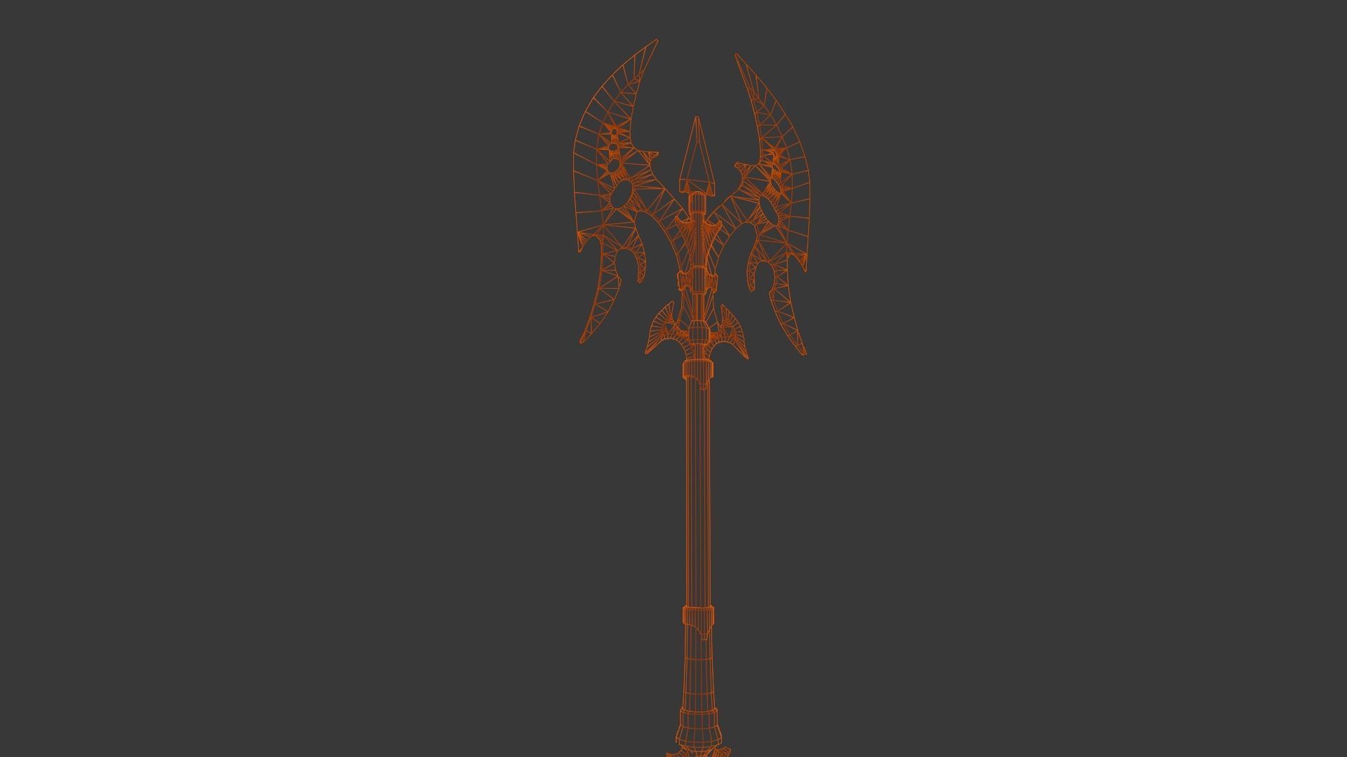 Axe 3D Model Low-poly 3D model_11