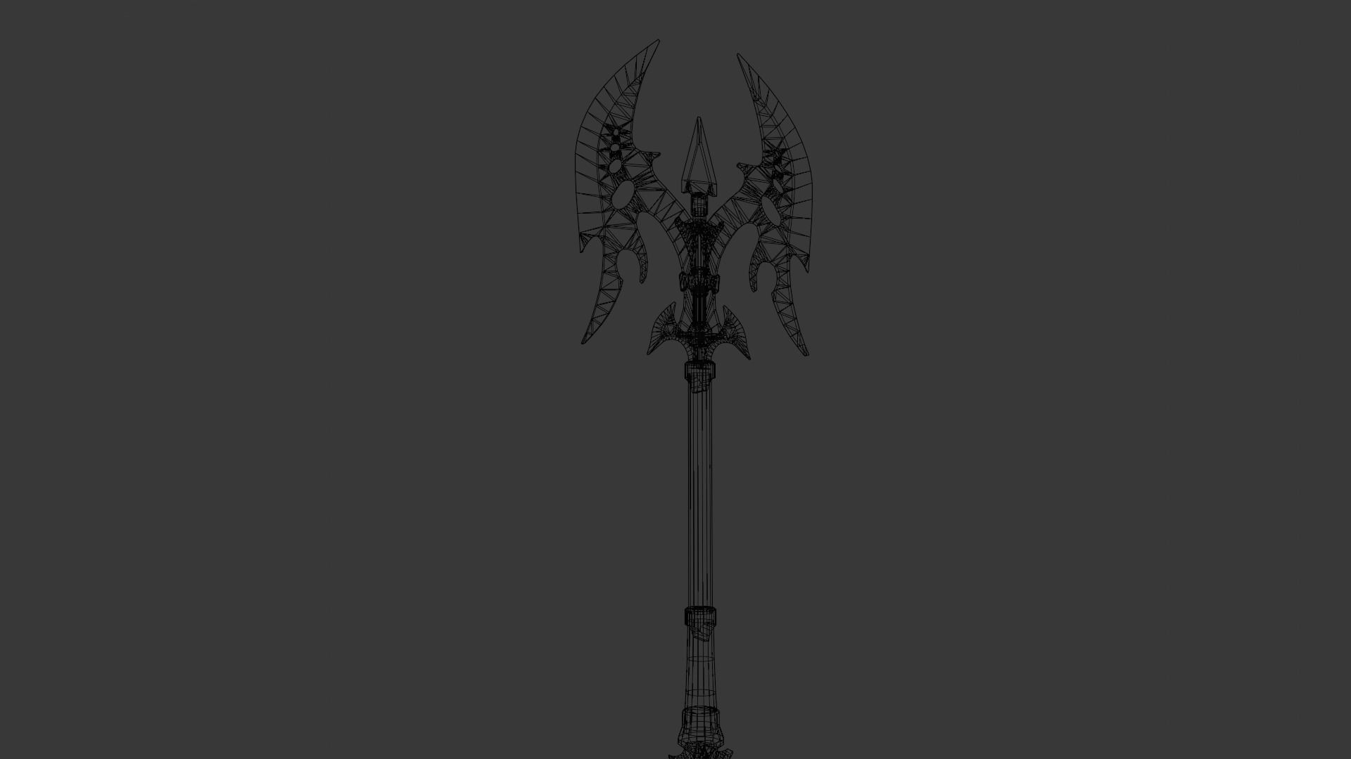 Axe 3D Model Low-poly 3D model_10