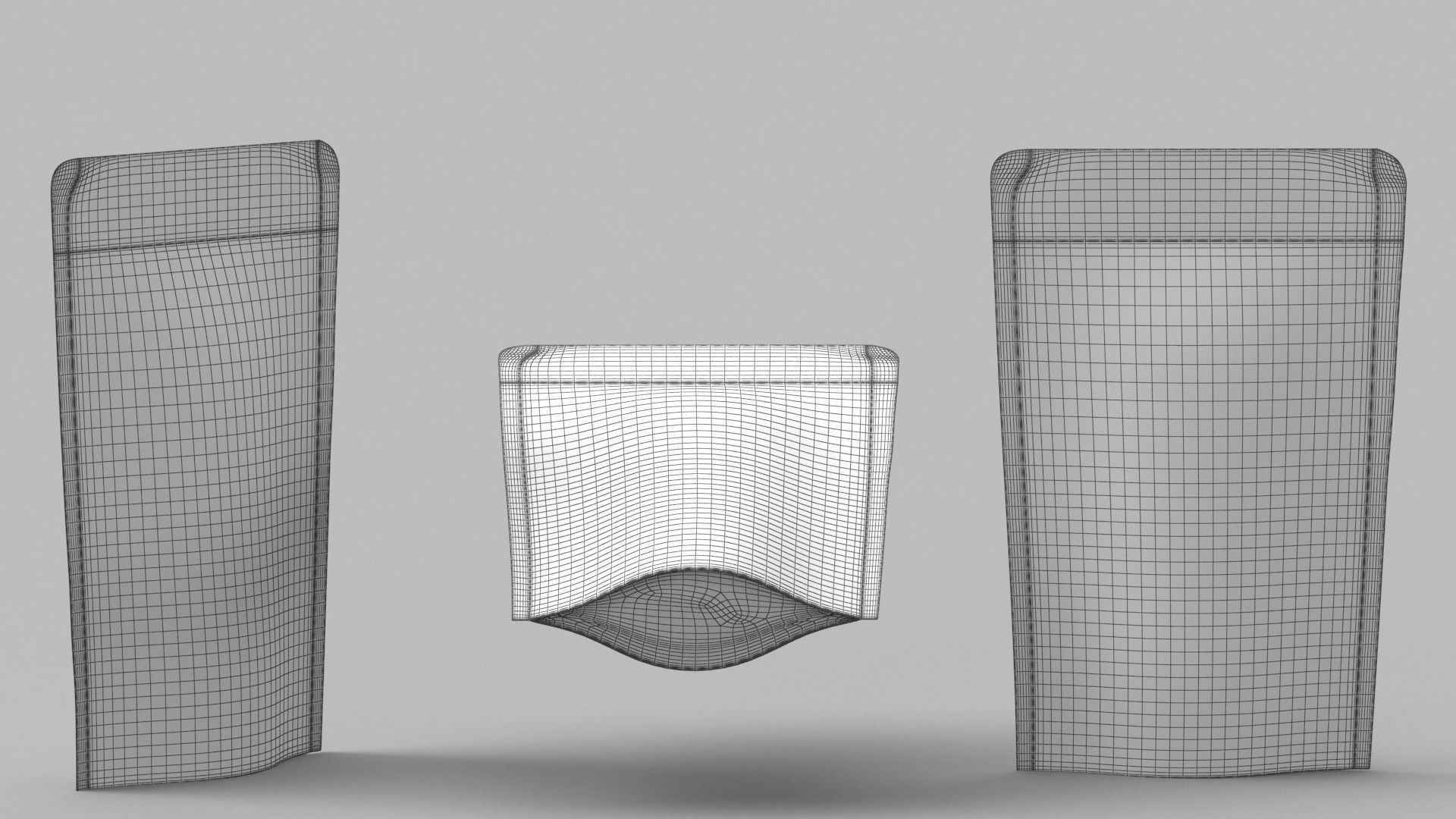 Metalic food packaging v2 PBR 3D model_10