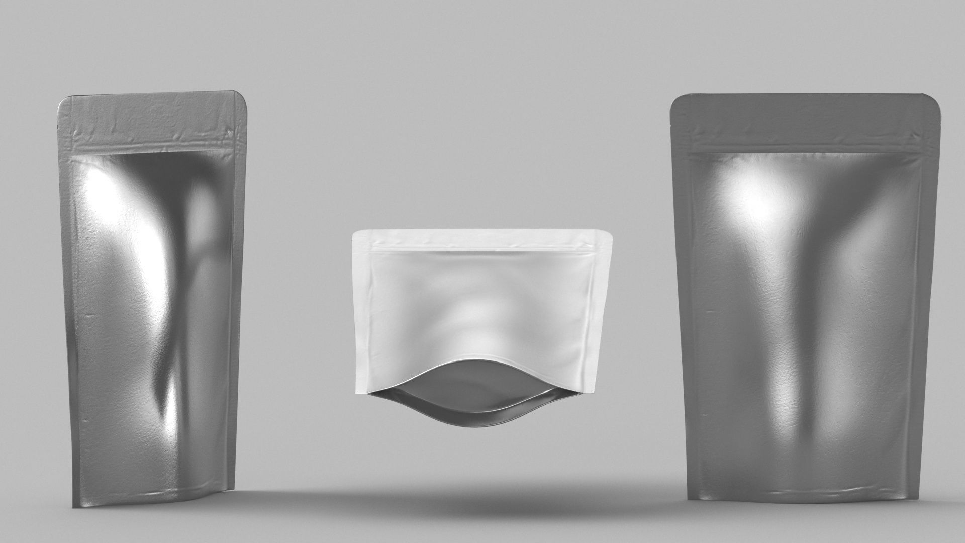 Metalic food packaging v2 PBR 3D model_6