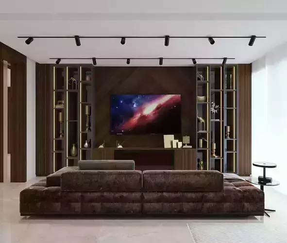 Living Room and Kitchen with BEDROOM 