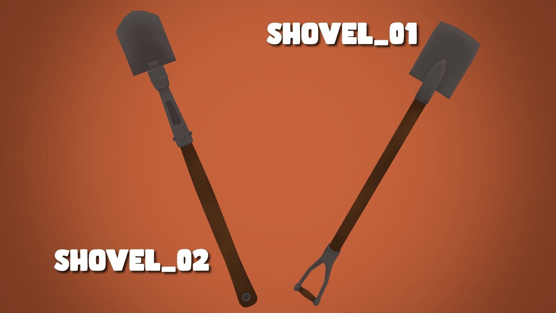 Adventurous - Tools Low-poly 3D model_6