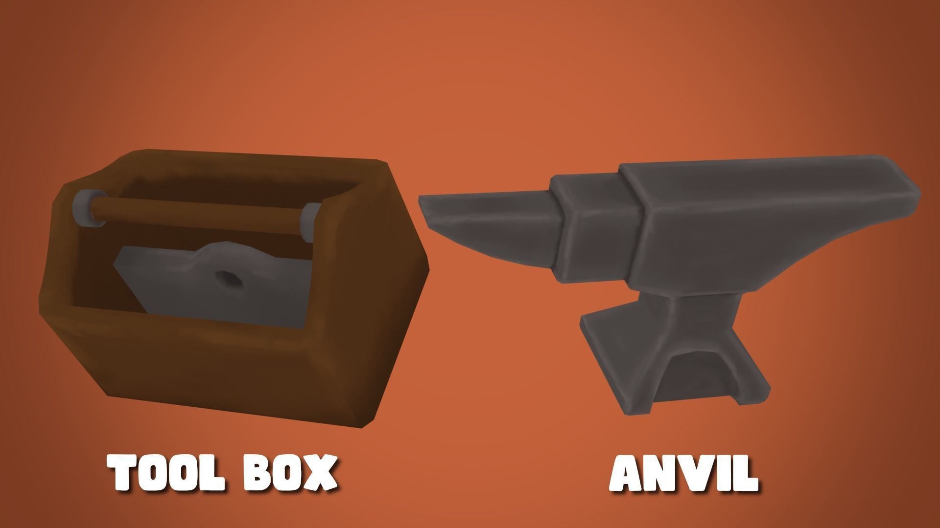 Adventurous - Tools Low-poly 3D model_10