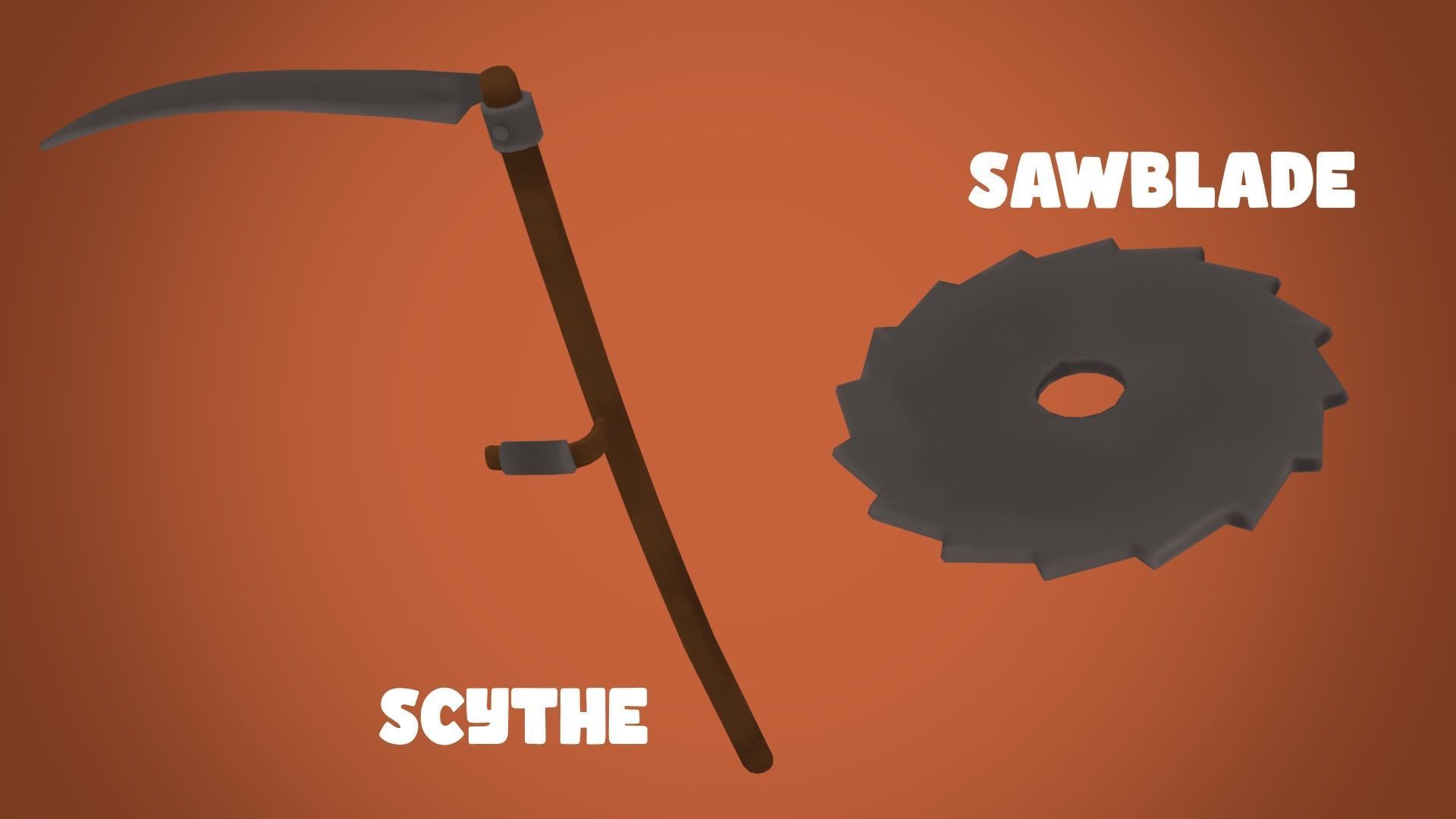 Adventurous - Tools Low-poly 3D model_3