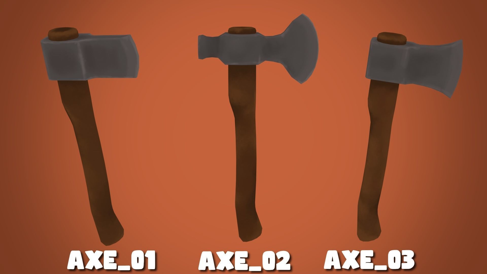 Adventurous - Tools Low-poly 3D model_9