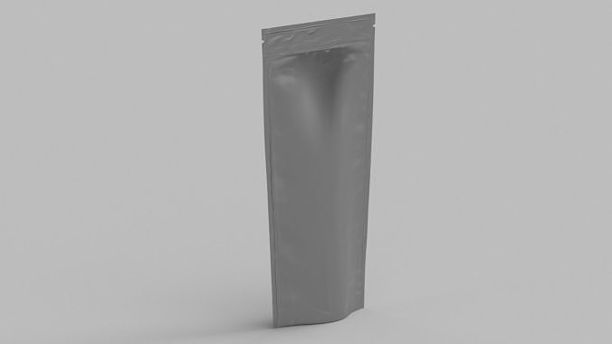 Metalic food packaging v2 PBR 3D model 3