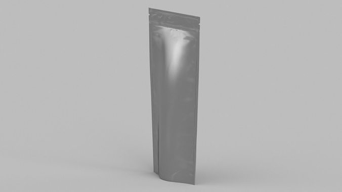 Metalic food packaging v2 PBR 3D model 5