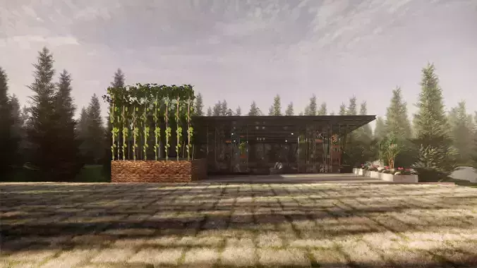 gazebo design model 3D model