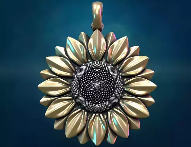 Sun Flower 3D print model