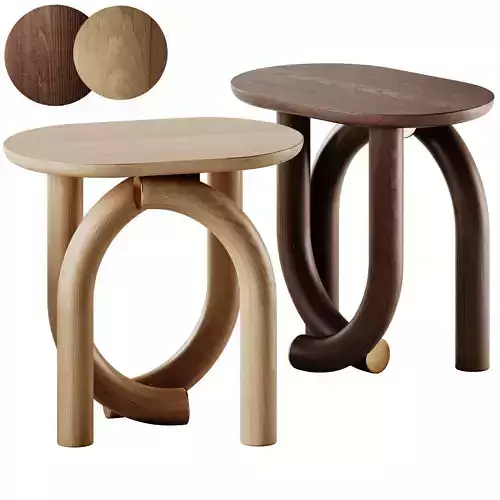 Ame Editions Manufacturees Pearl Side Table