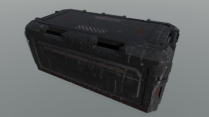 Container 3D Model  Low-poly 3D model