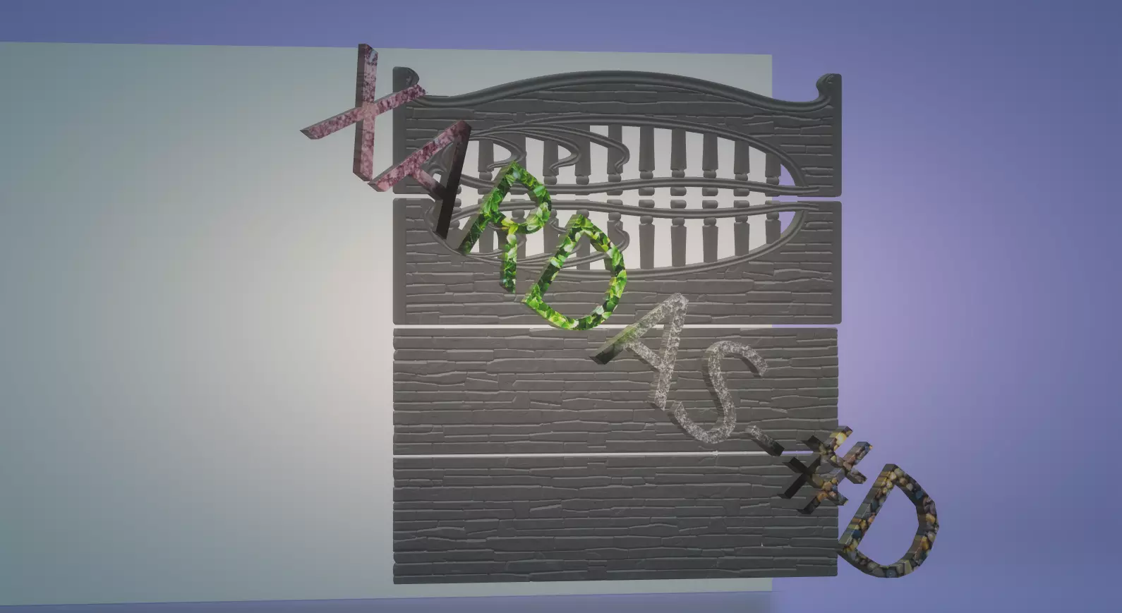 Gard Matrita 3D print model_0