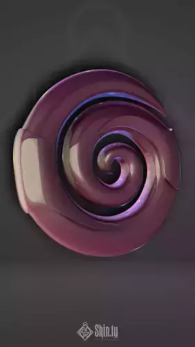 Maori Circle of Life Pendant 3D print model