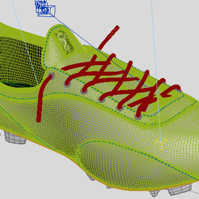 Soccer Shoe HD 3D model_5