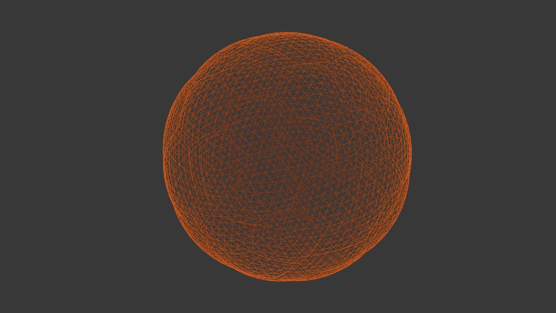 Ball 3D Model Low-poly 3D model_8