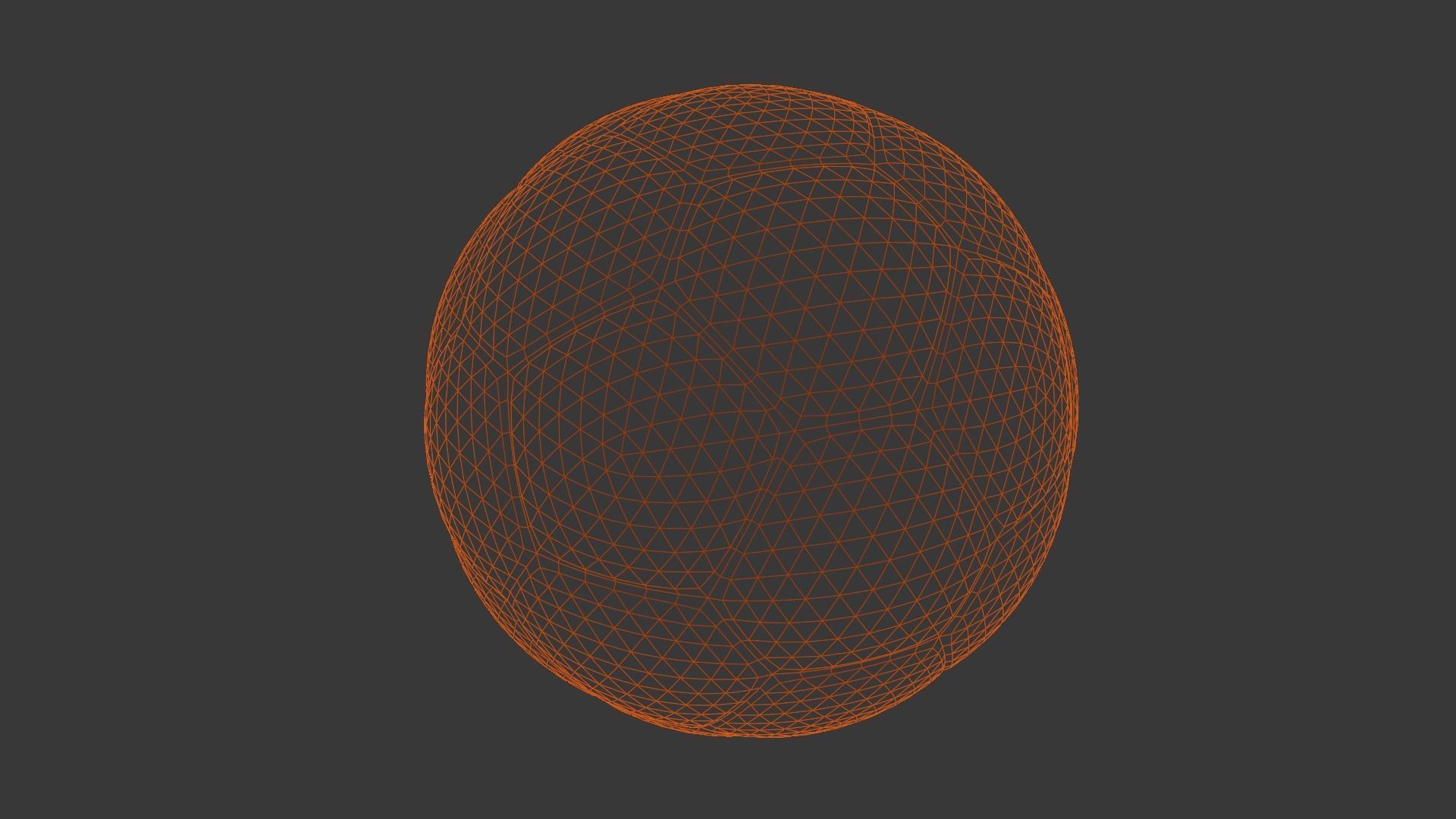 Ball 3D Model Low-poly 3D model_7