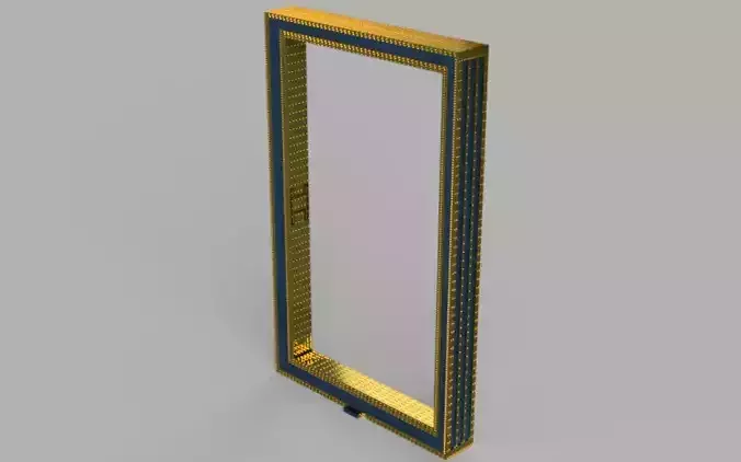 3D Printable Dubai Frame - Iconic Architectural Landmark Model