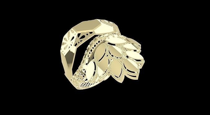 rings 3D print model