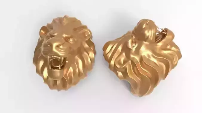 LION HEAD MENS RING USA SIZE 8 9 10 11 12 13