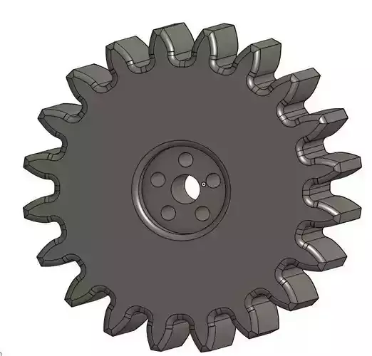 Spur Gear and Rack  3D print model
