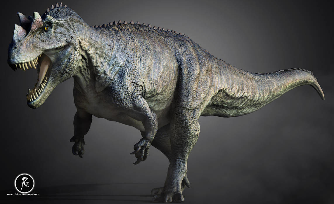 Ceratosaurus Low-poly 3D model_1