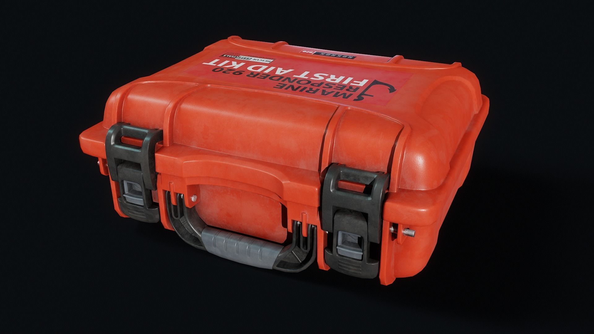 First aid kit low poly  Low-poly 3D model_11
