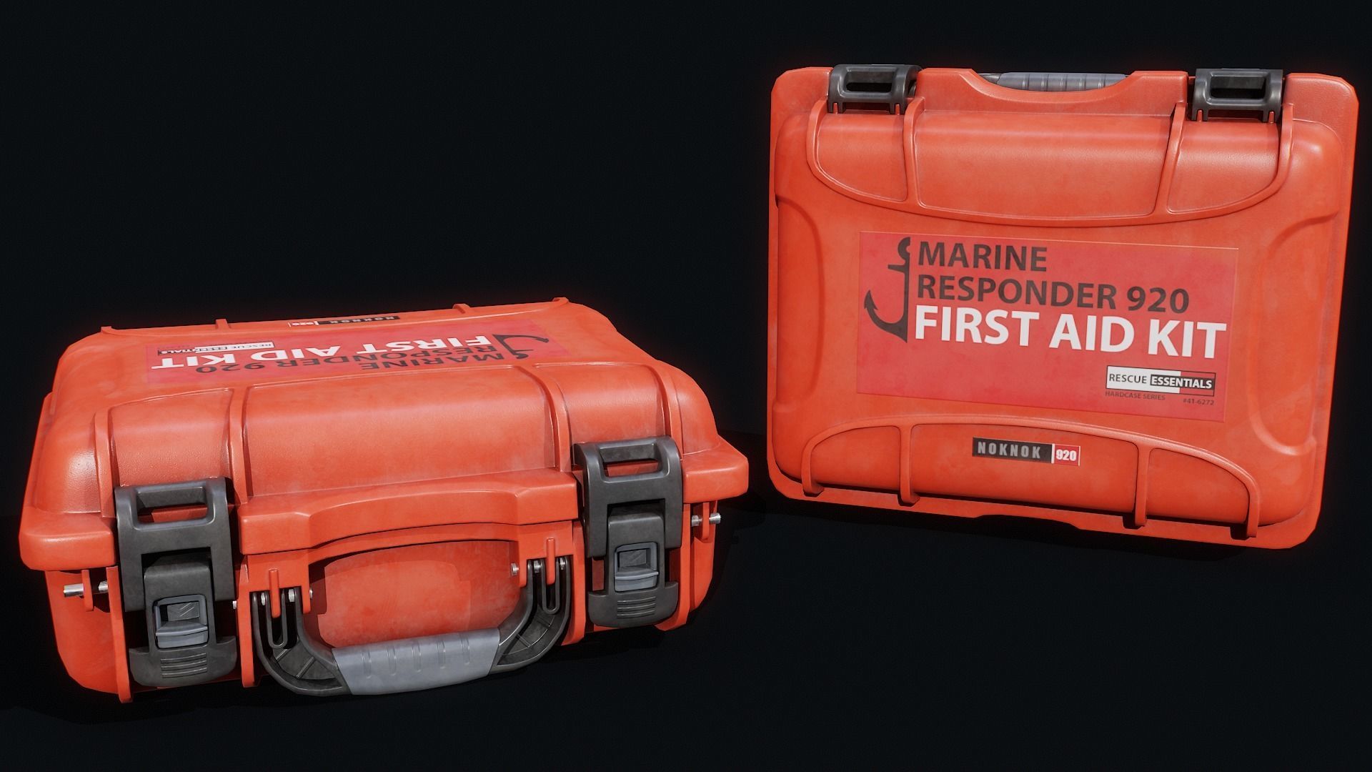 First aid kit low poly  Low-poly 3D model_1