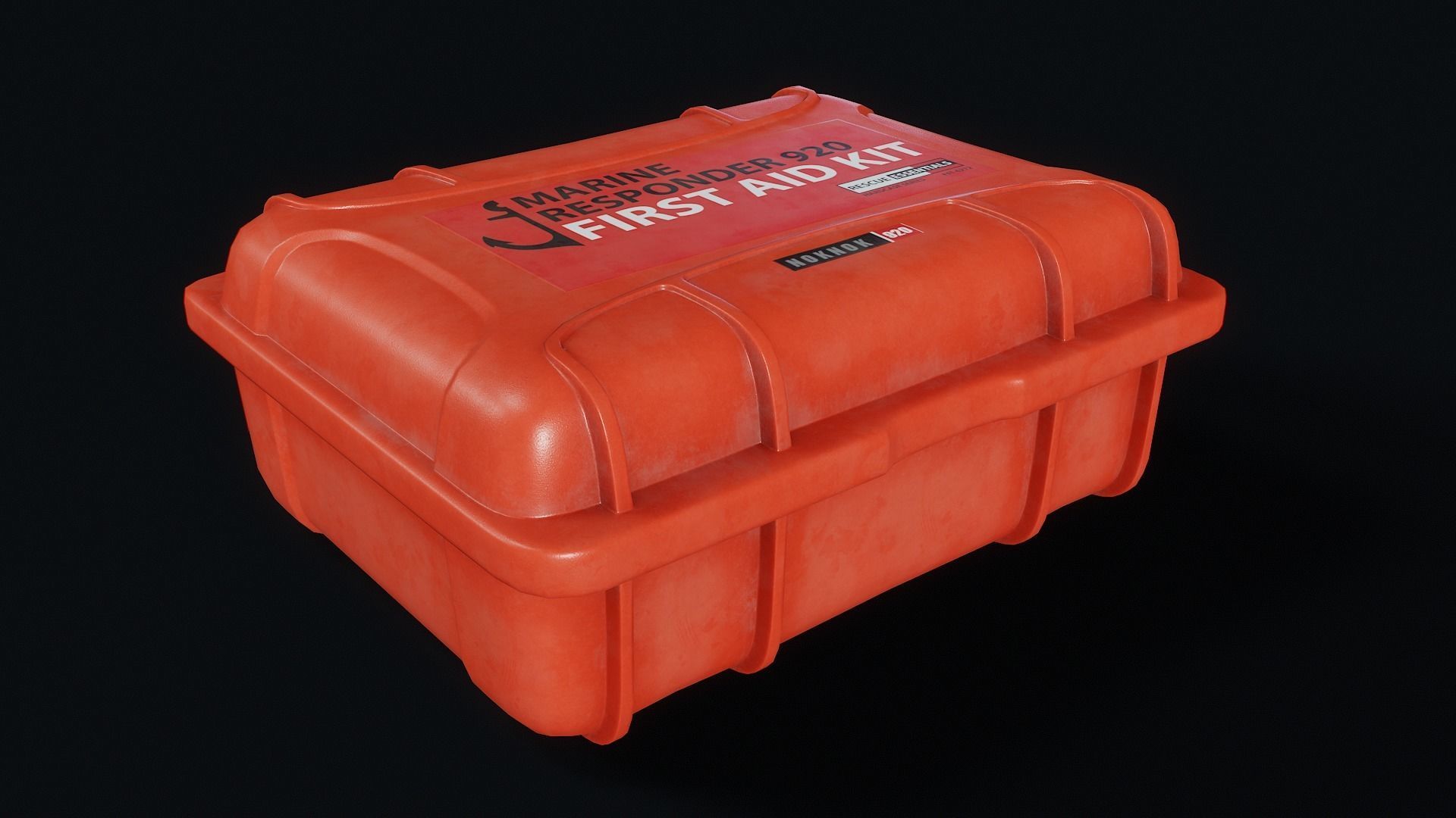 First aid kit low poly  Low-poly 3D model_8