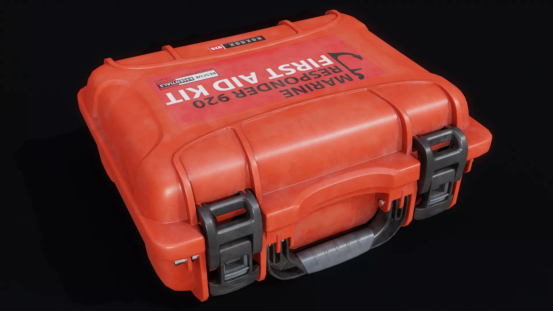 First aid kit low poly  Low-poly 3D model_0