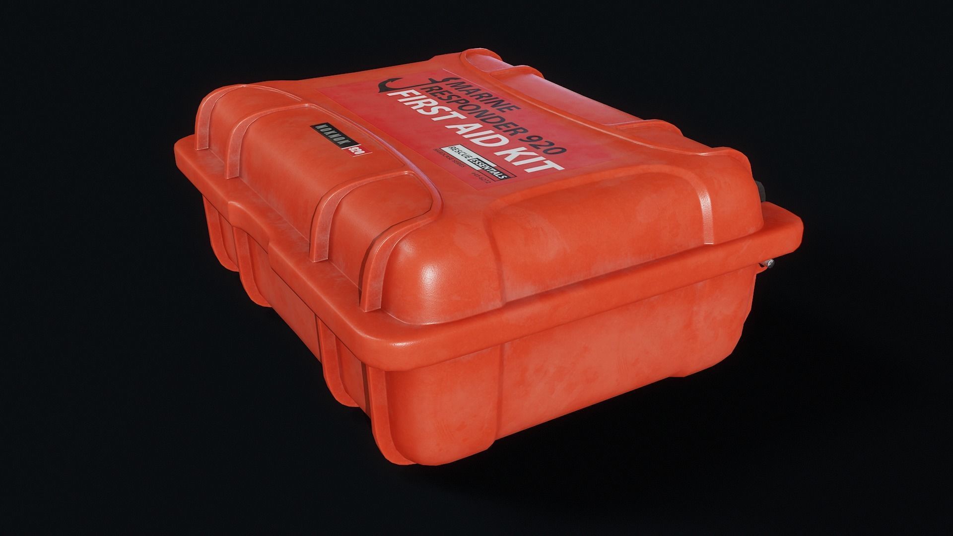 First aid kit low poly  Low-poly 3D model_5