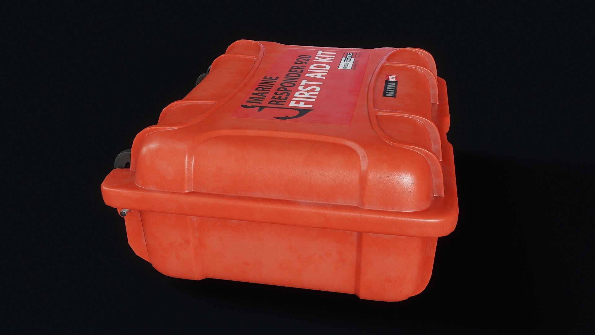 First aid kit low poly  Low-poly 3D model_9