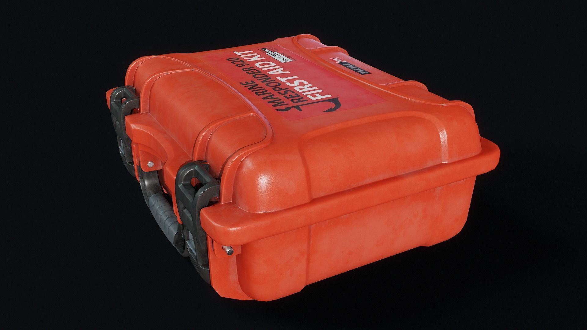 First aid kit low poly  Low-poly 3D model_10