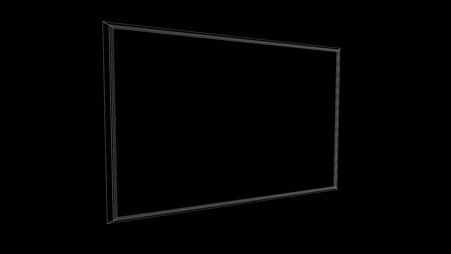 Old Picture Frame With Schaumburg-Lippe Flag - Game Ready PBR Low-poly 3D model_4