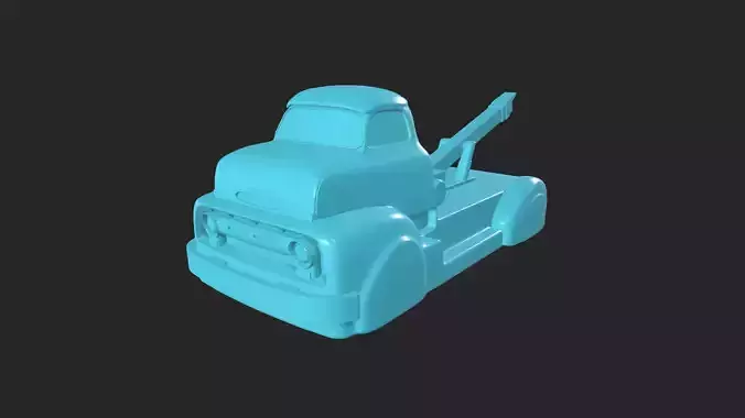 1956 COE pickup truck 3D Printing ready Model