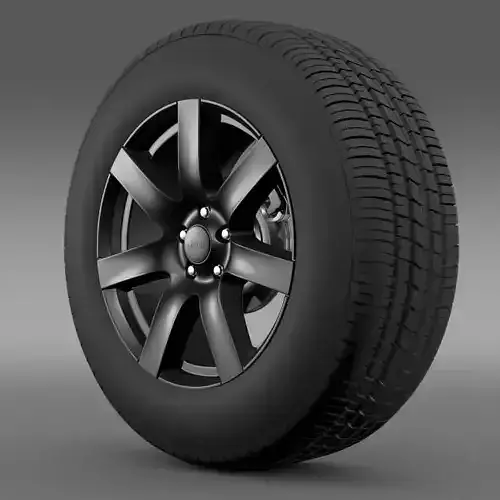 Jeep Wrangler Anlimited Altitude 2014 wheel 3D model
