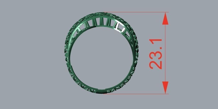 rings 3D print model_2