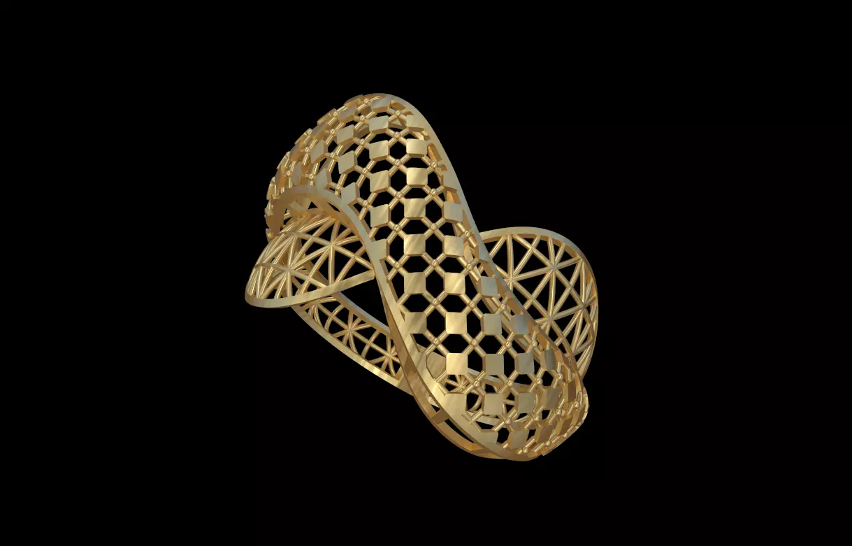 rings 3D print model_0