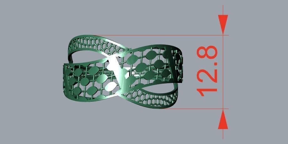 rings 3D print model_1